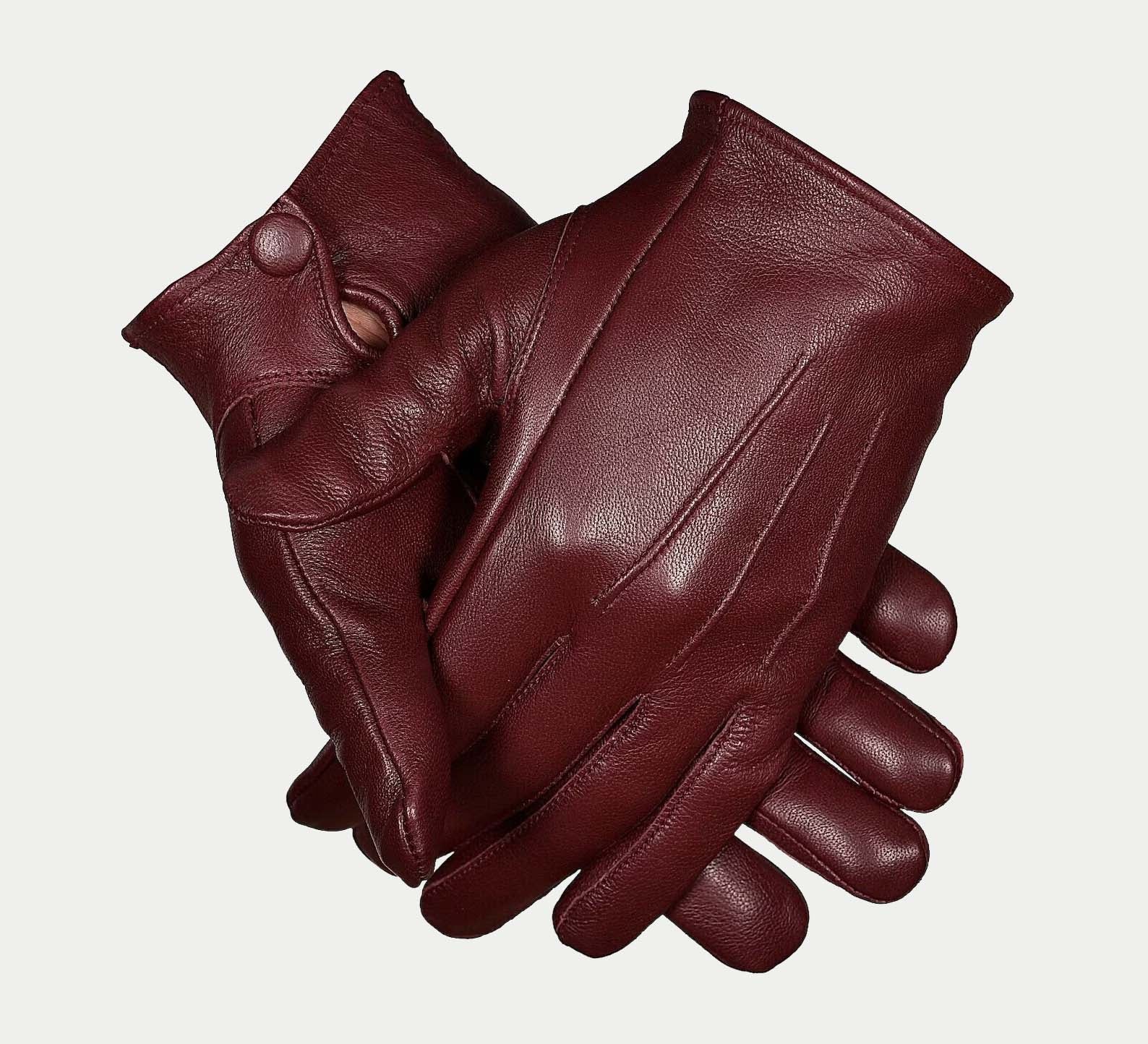 Artisan Burgundy Pebbled Leather Dress Gloves – Dawars Leather Artisan Burgundy Pebbled Leather Dress Gloves – Dawars Leather