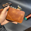 Handcrafted Leather Card Wallet