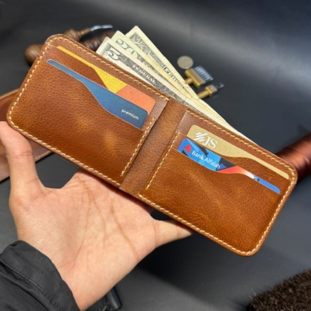 Handcrafted Leather Card Wallet