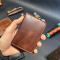 Slim Leather Bifold Wallet