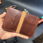Slim Leather Bifold Wallet