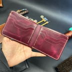 Leather Snap Card Wallet