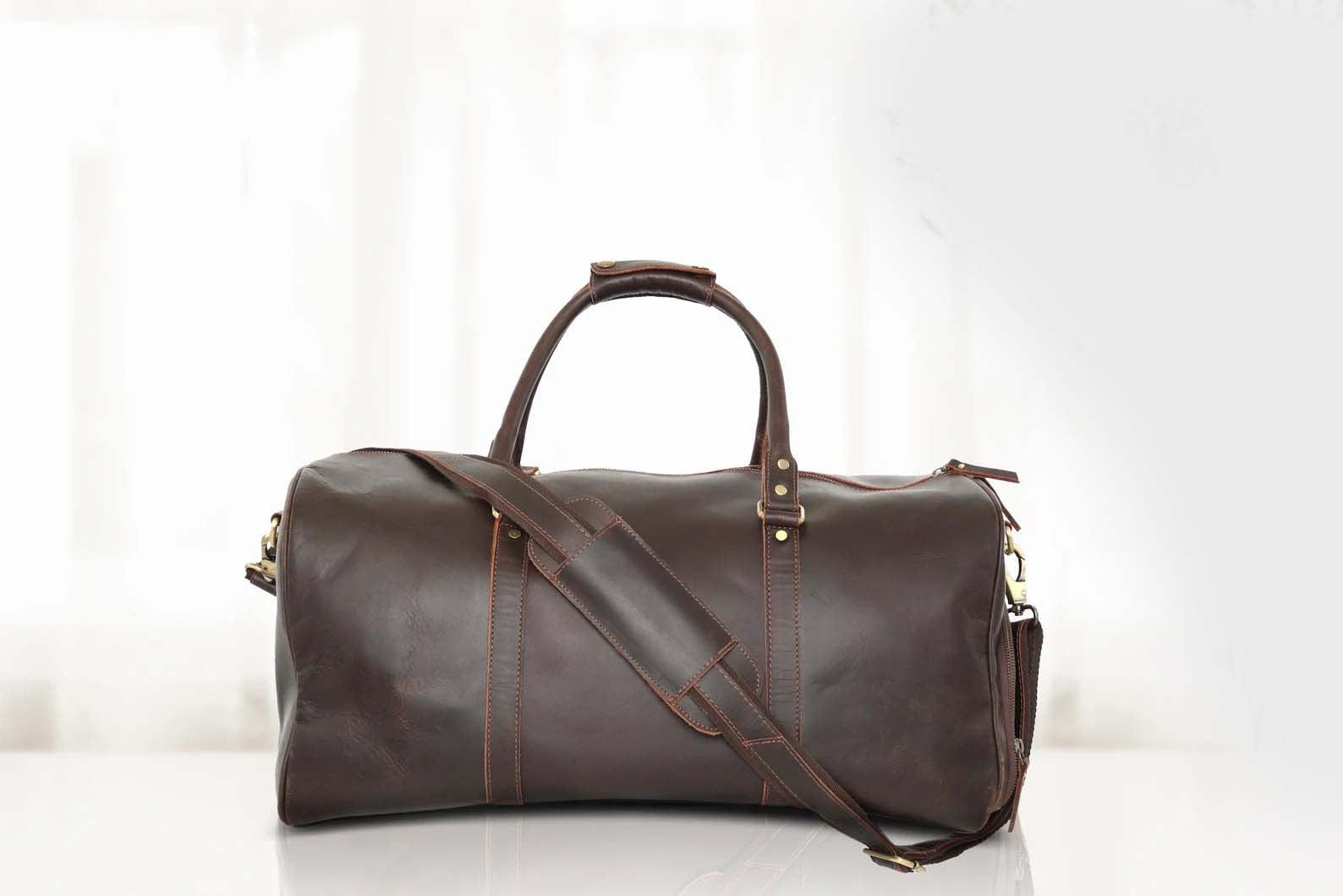 Heritage Axis Leather Crossbody Bag