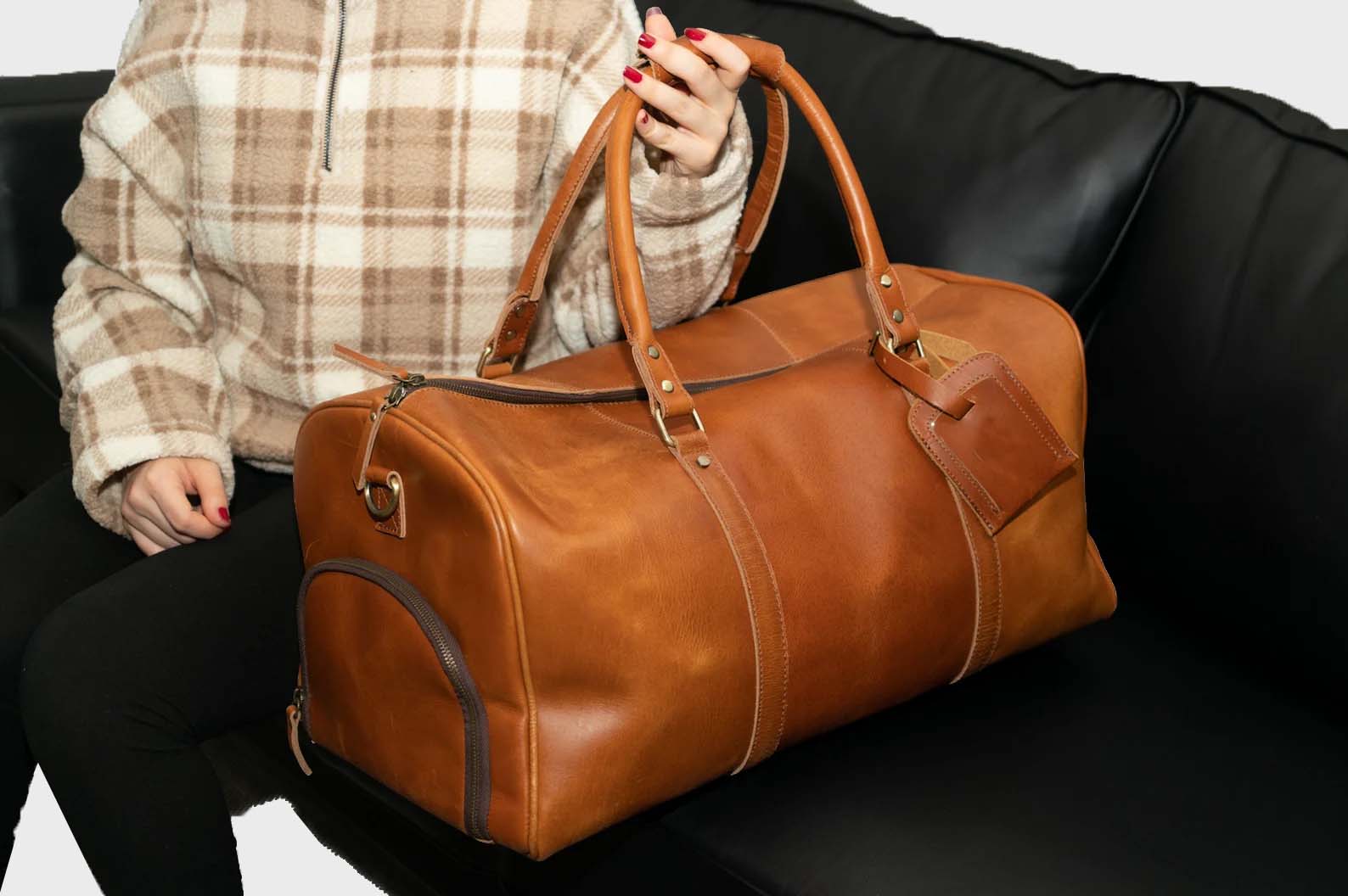 Heritage Axis Leather Crossbody Bag