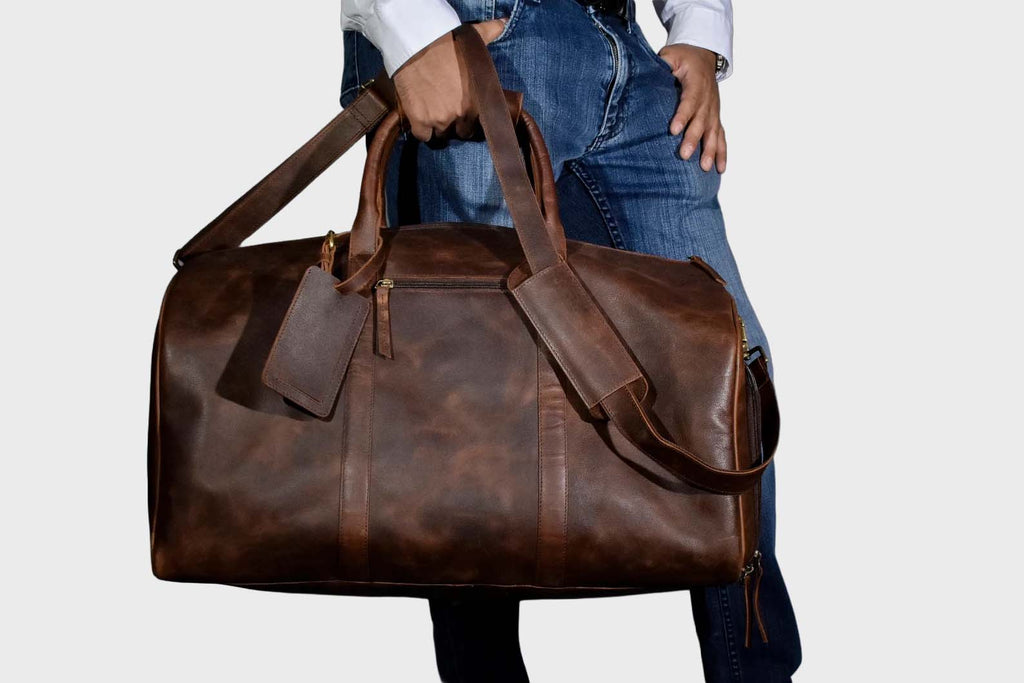 Rustwood Voyager Leather Crossbody Backpack