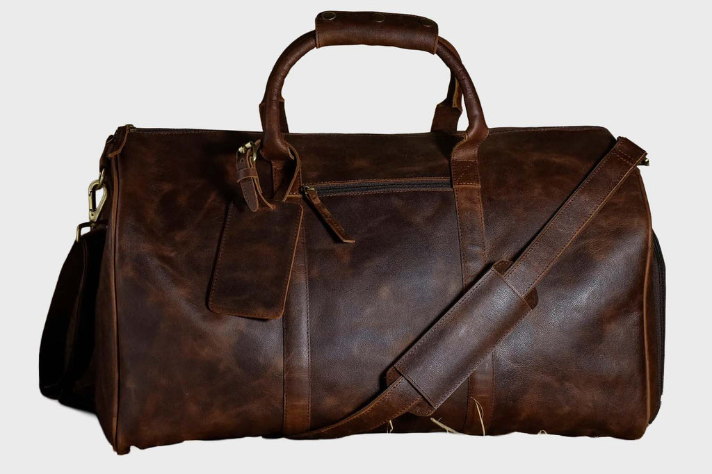 Rustwood Voyager Leather Crossbody Backpack