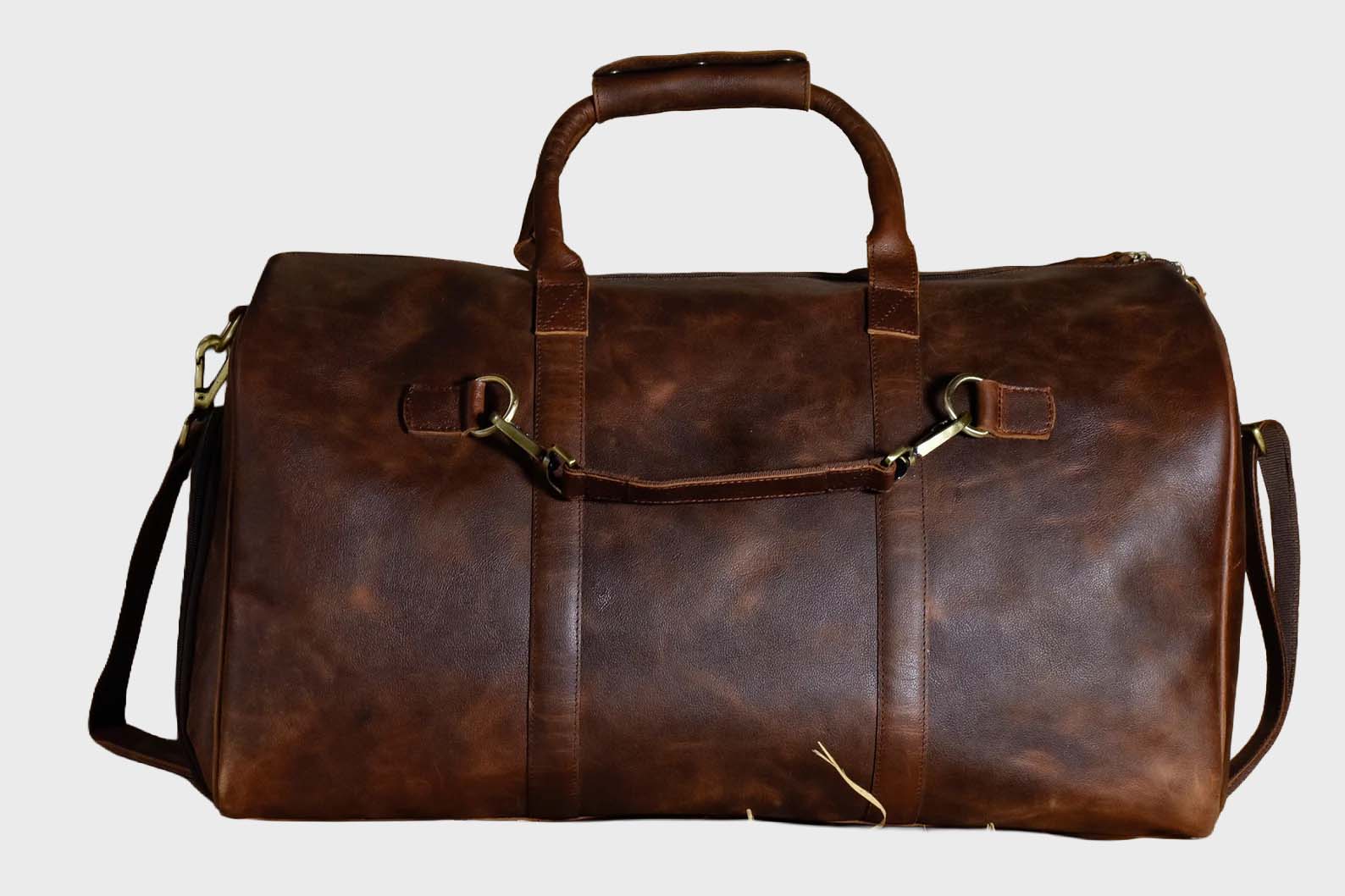 Rustwood Voyager Leather Crossbody Backpack