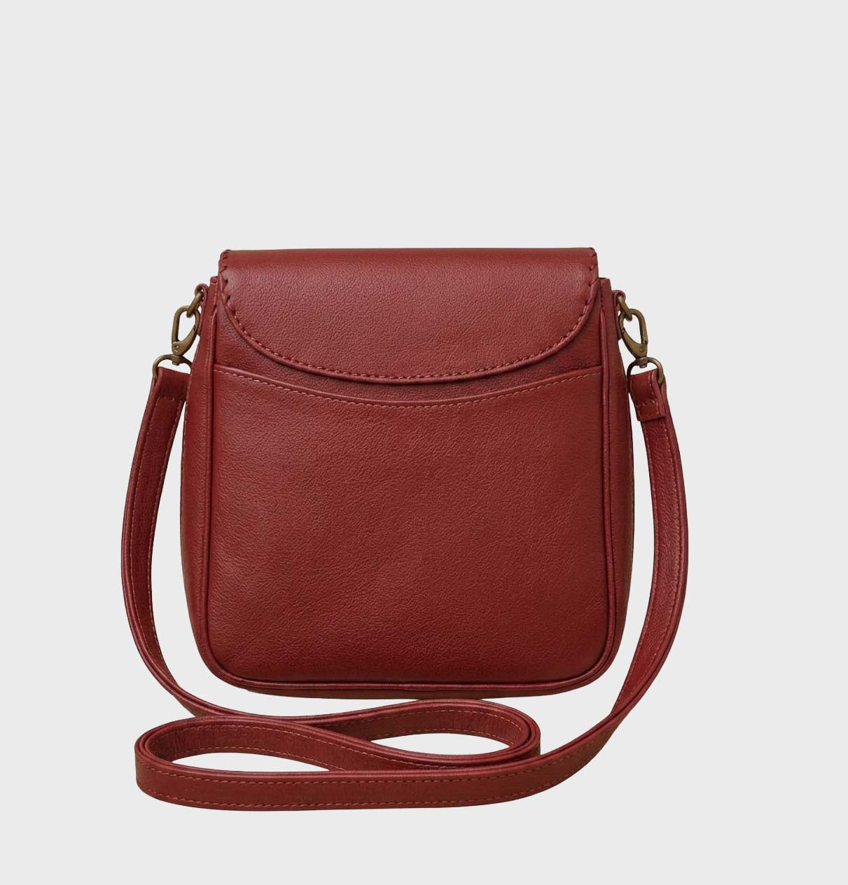 Maroon Printed Crossbody Bag