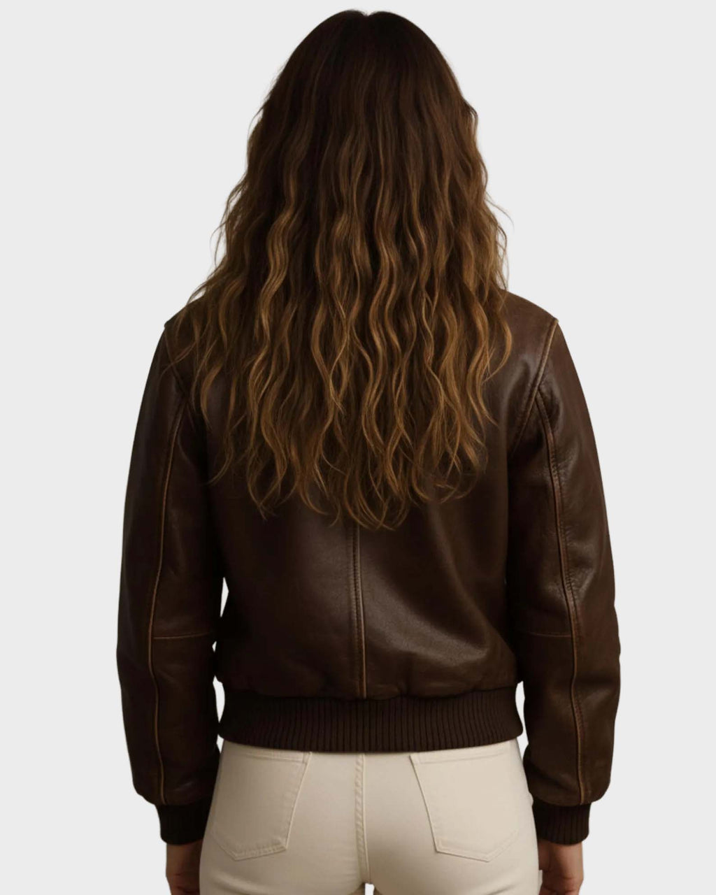 Women’s Heritage Brown Distressed Leather Biker Jacket