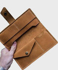 Tan Brown Envelope Wallet