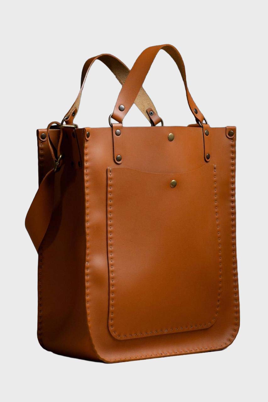Tan Brown Tote Shoulder Bag