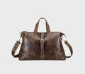 Vintage Brown Travel Duffel Bag