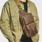 Classic Voyager Full-Grain Leather Duffle Bag