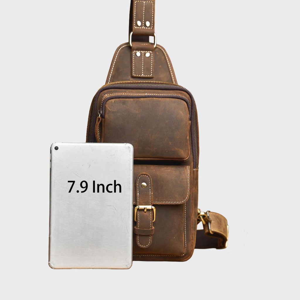 Classic Voyager Full-Grain Leather Duffle Bag