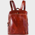 Heritage Tan Handcrafted Genuine Leather Travel Backpack