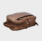 Heritage Oak Handcrafted Genuine Leather Commuter Backpack