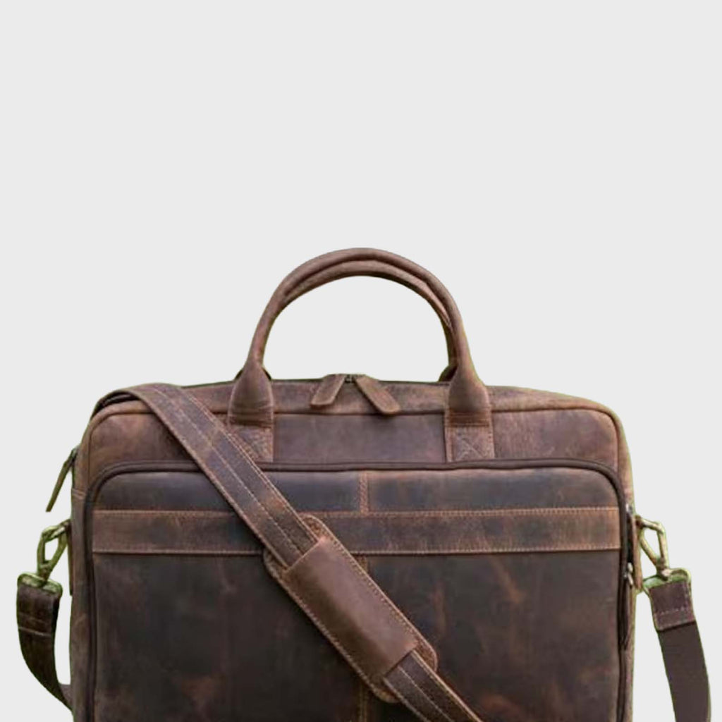 Urban Crest Leather Carryall Bag