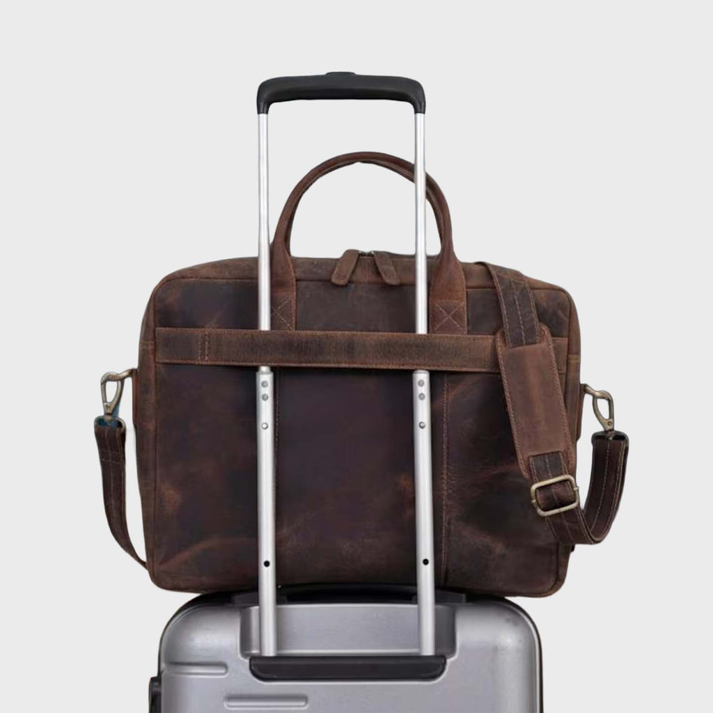 Urban Crest Leather Carryall Bag