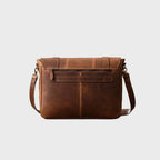 Metro Line Leather Shoulder Bag