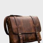 Metro Line Leather Shoulder Bag
