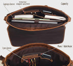 Metro Line Leather Shoulder Bag