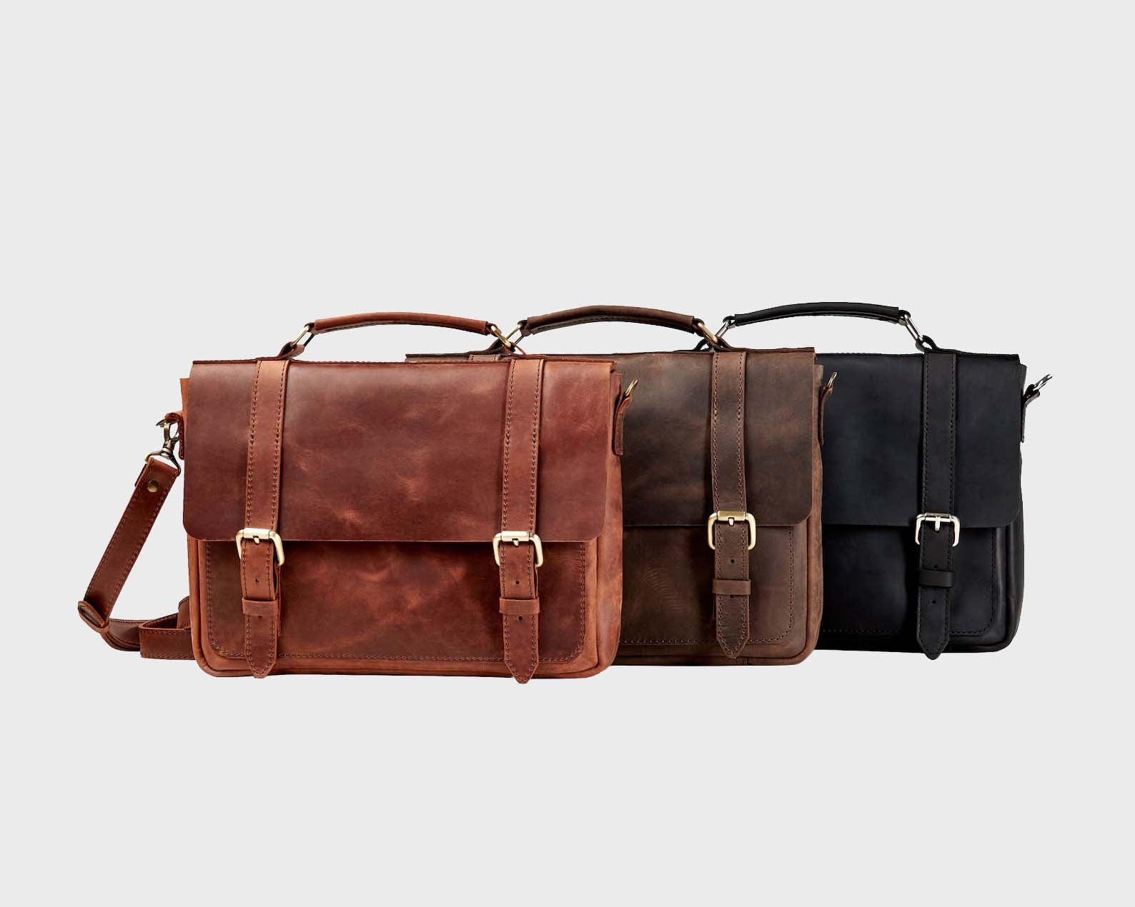 Urban Classic Leather Carry Bag