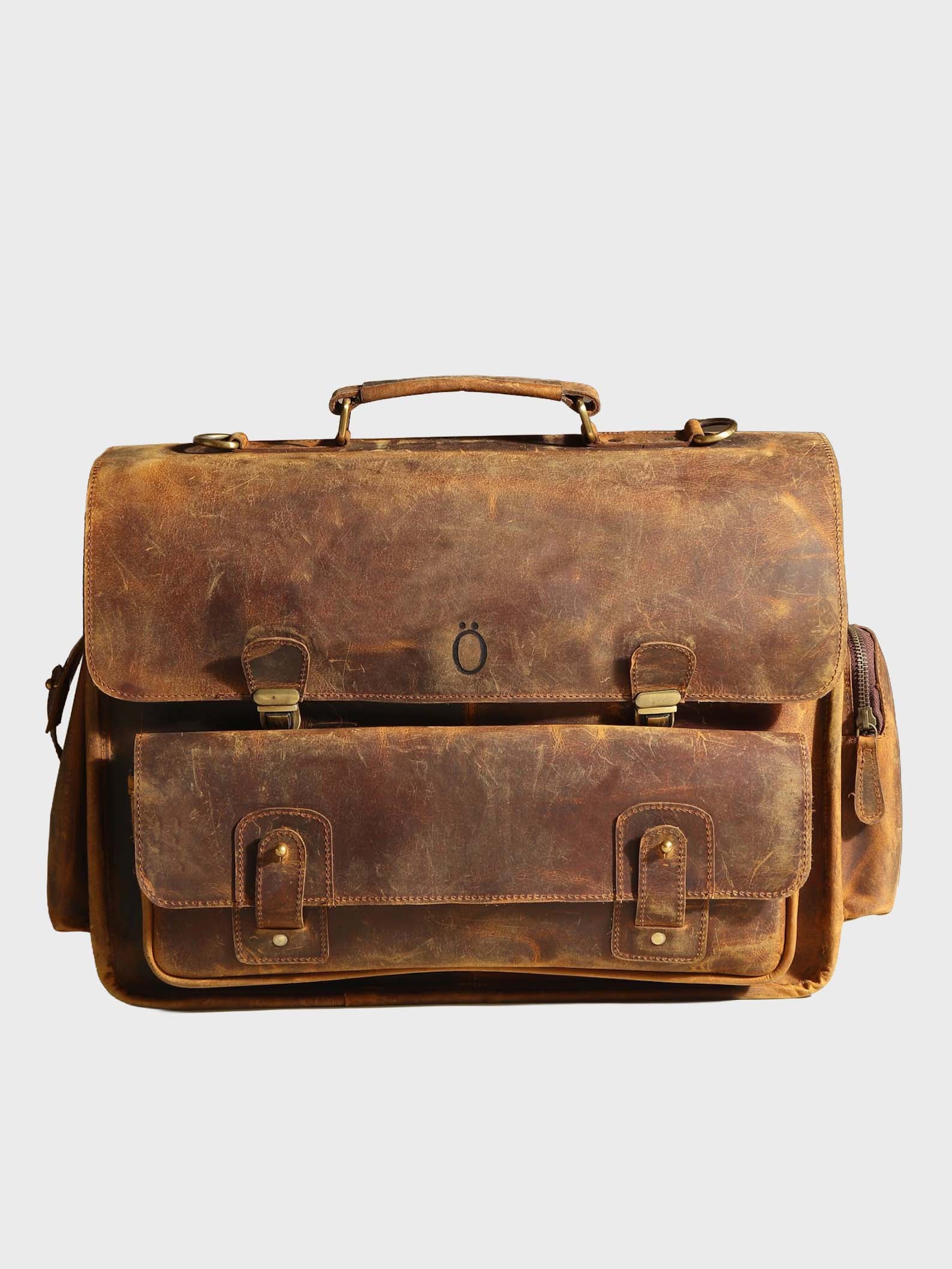 Heritage Voyager Leather Duffle Bag