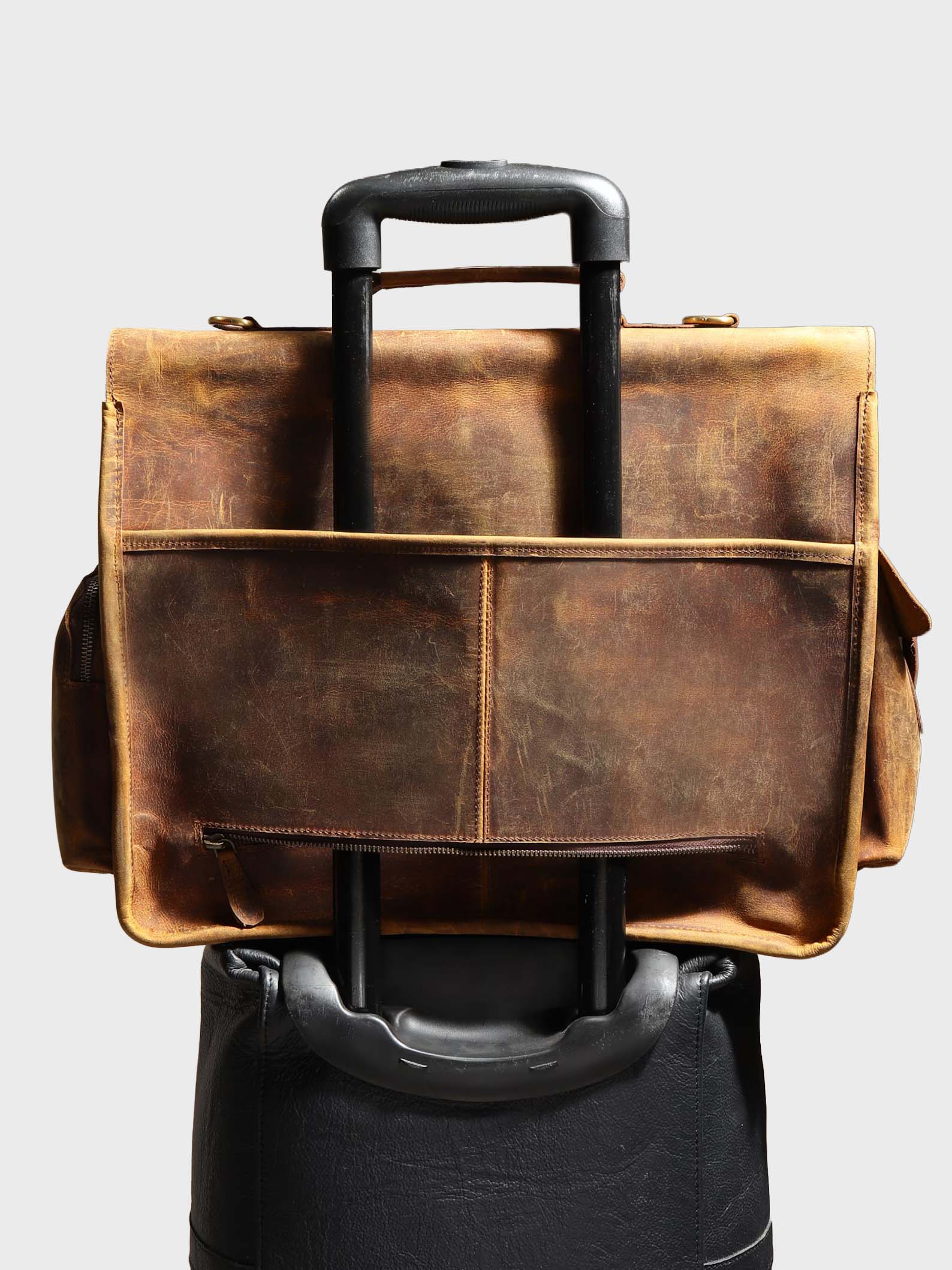 Heritage Voyager Leather Duffle Bag