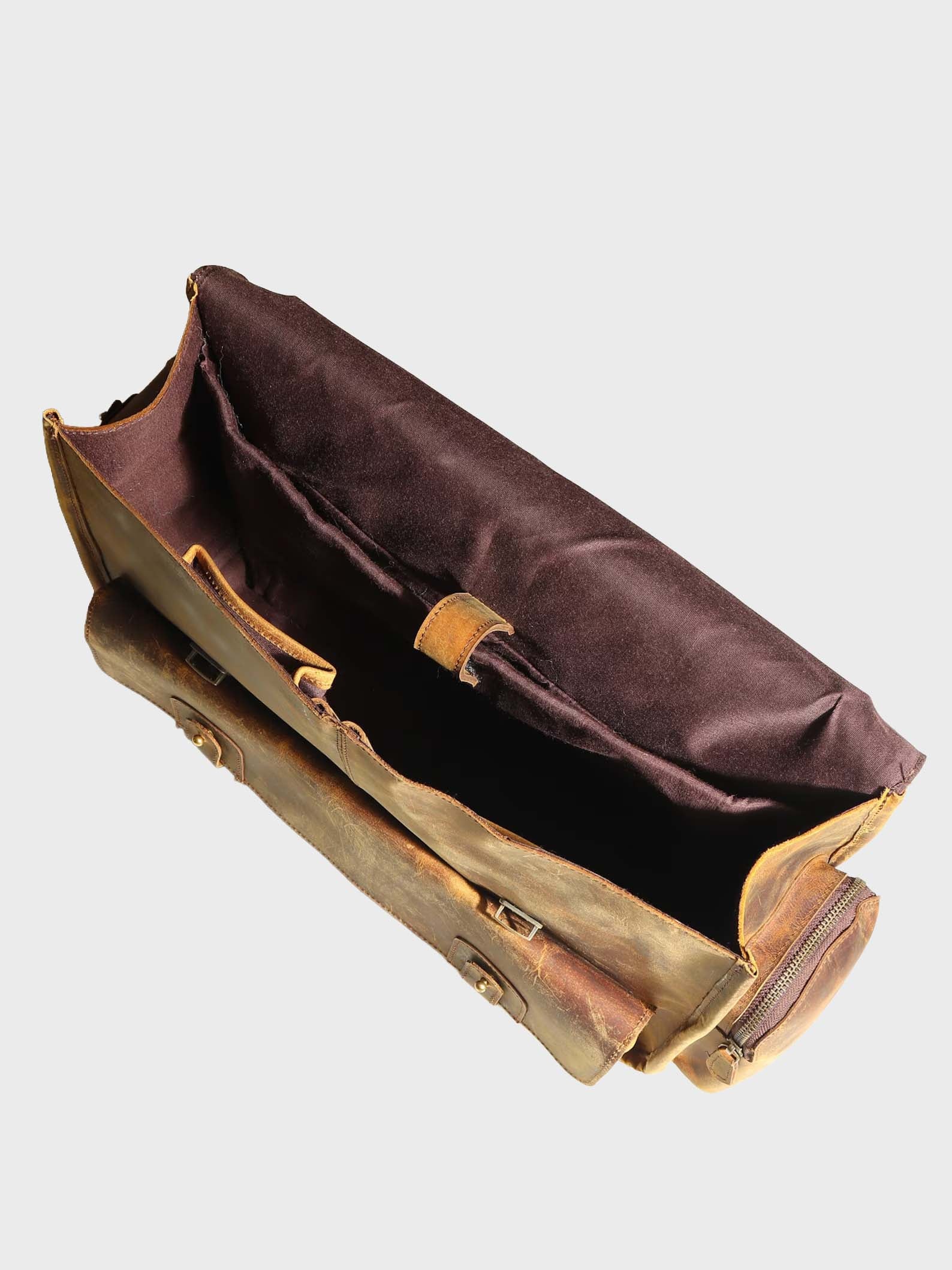 Heritage Voyager Leather Duffle Bag