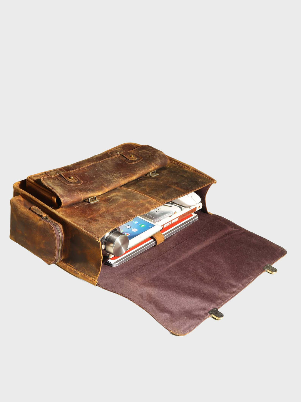 Heritage Voyager Leather Duffle Bag