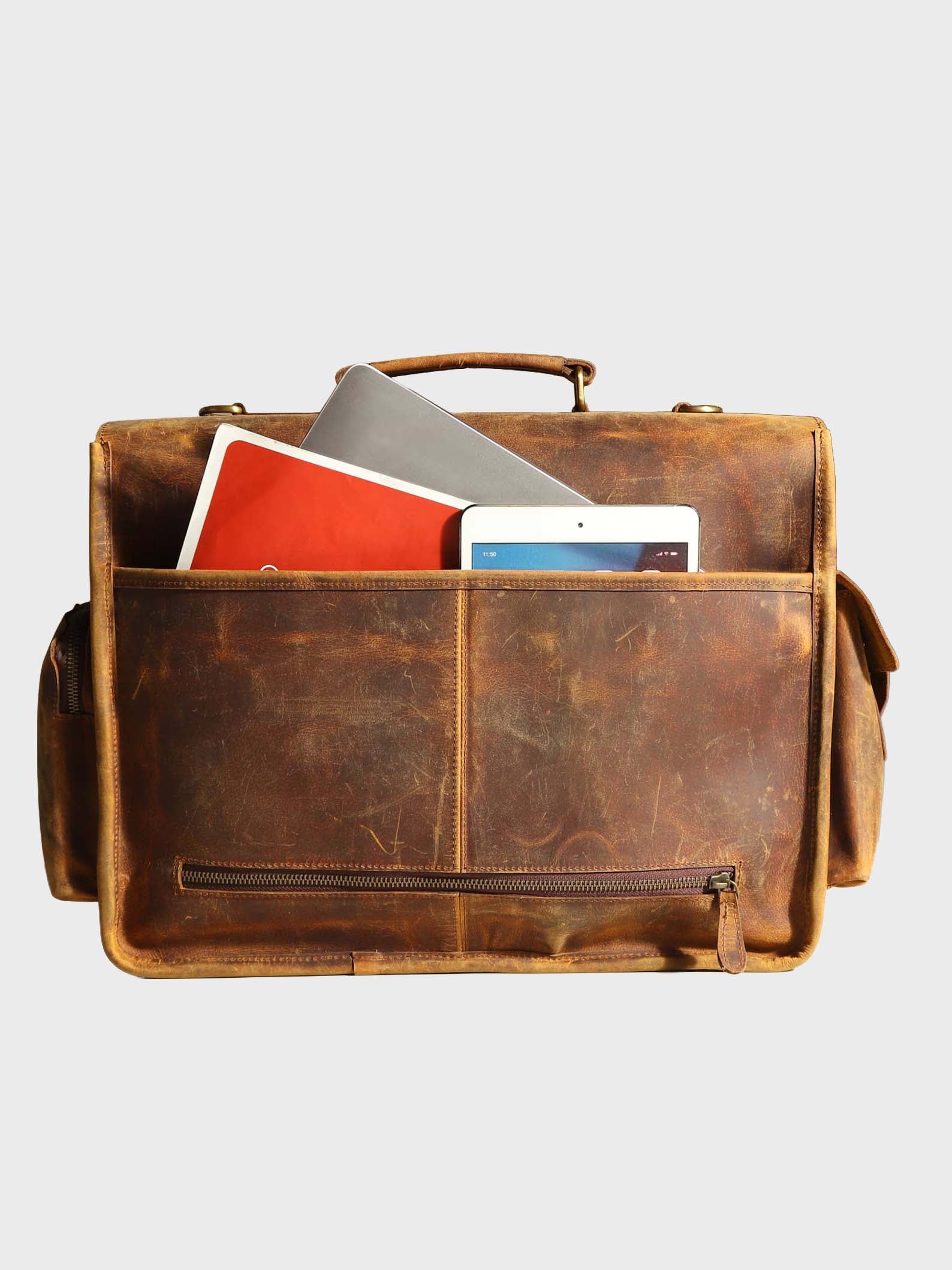 Heritage Voyager Leather Duffle Bag