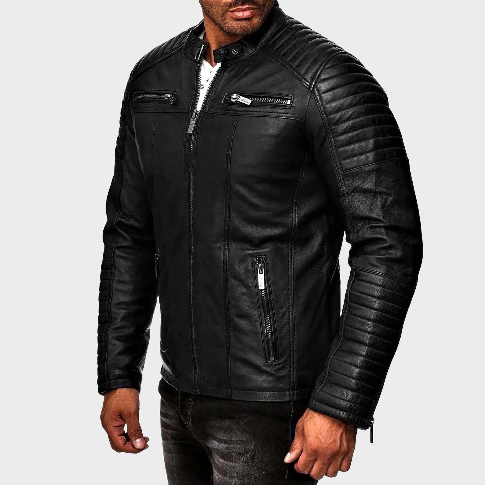 Men’s Urban Maverick Genuine Leather Car Coat
