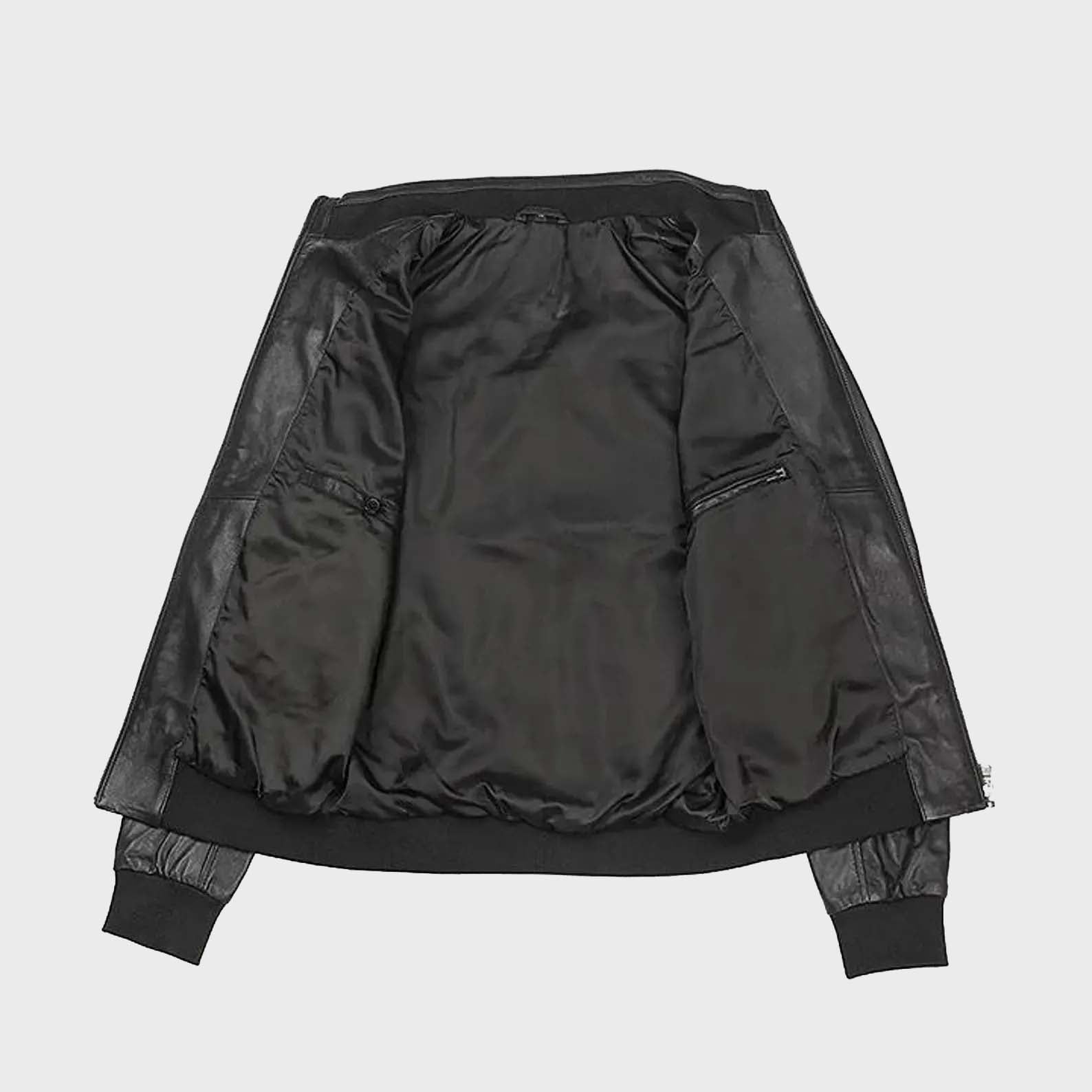 Men’s Heritage Distressed Leather Aviator Jacket