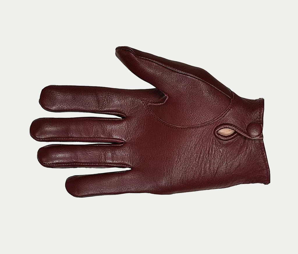 Artisan Burgundy Pebbled Leather Dress Gloves