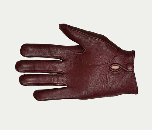 Artisan Burgundy Pebbled Leather Dress Gloves