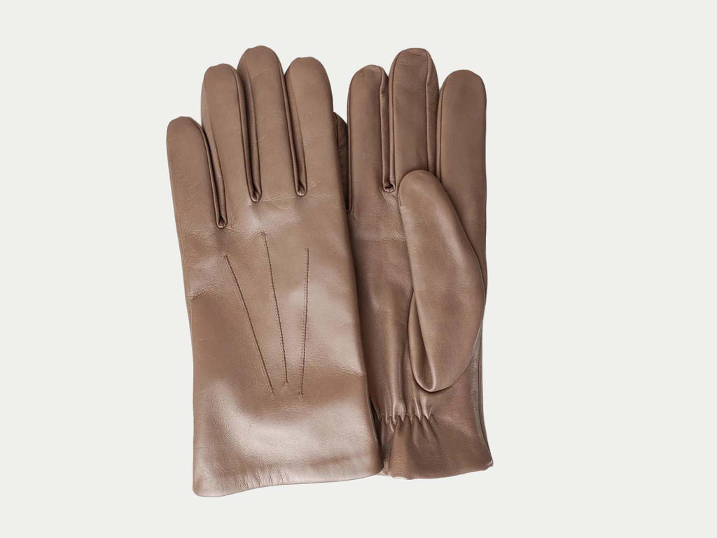 Artisan Burgundy Pebbled Leather Dress Gloves