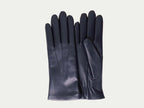 Saffron Heritage Cashmere-Lined Leather Gloves