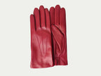 Saffron Heritage Cashmere-Lined Leather Gloves