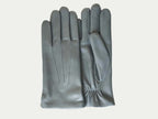 Saffron Heritage Cashmere-Lined Leather Gloves