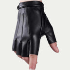 Stealth Urban Fingerless Leather Driving Gloves