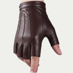 Stealth Urban Fingerless Leather Driving Gloves