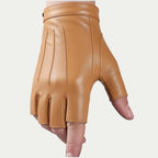 Stealth Urban Fingerless Leather Driving Gloves