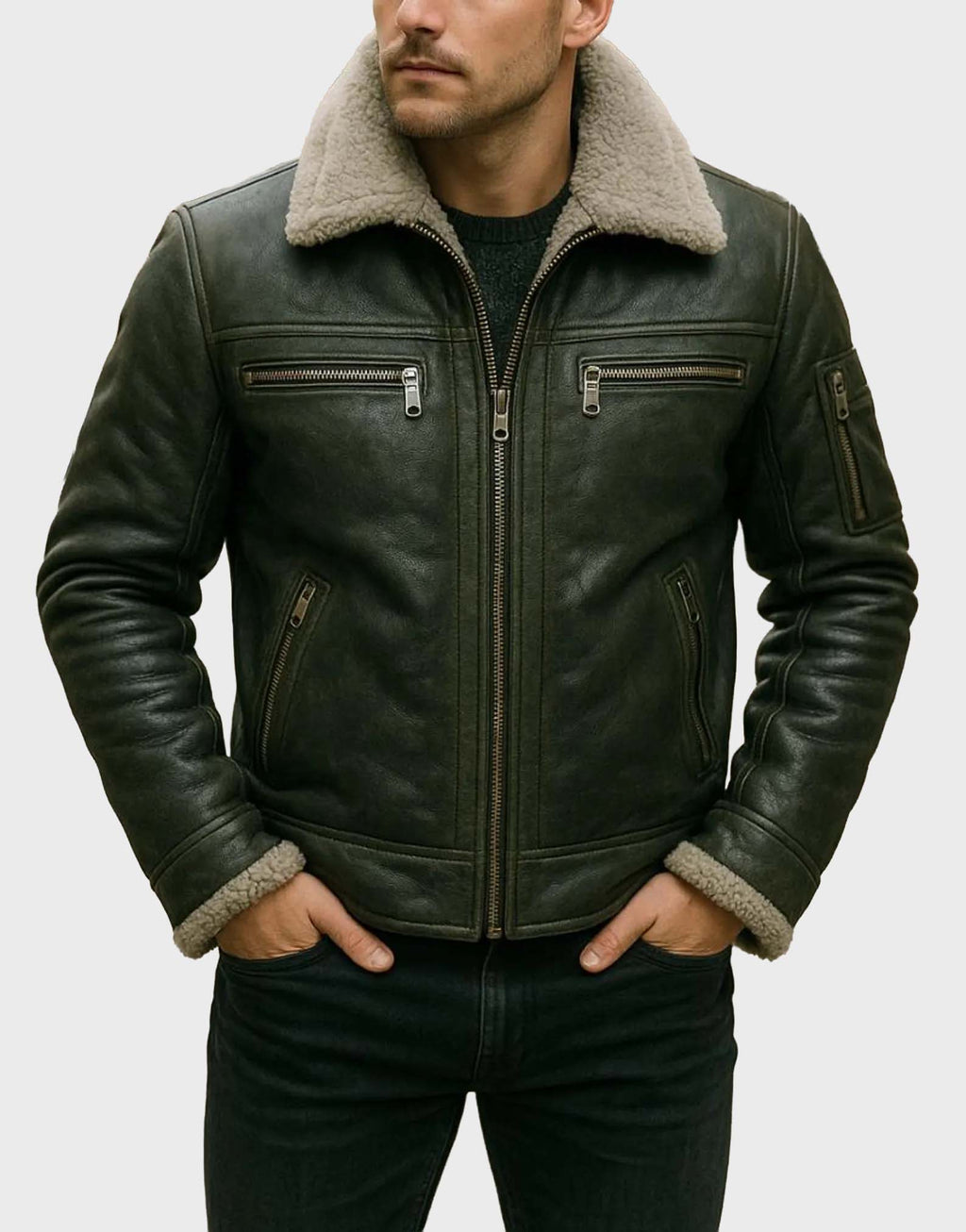 Desert Trail Leather Safari Jacket