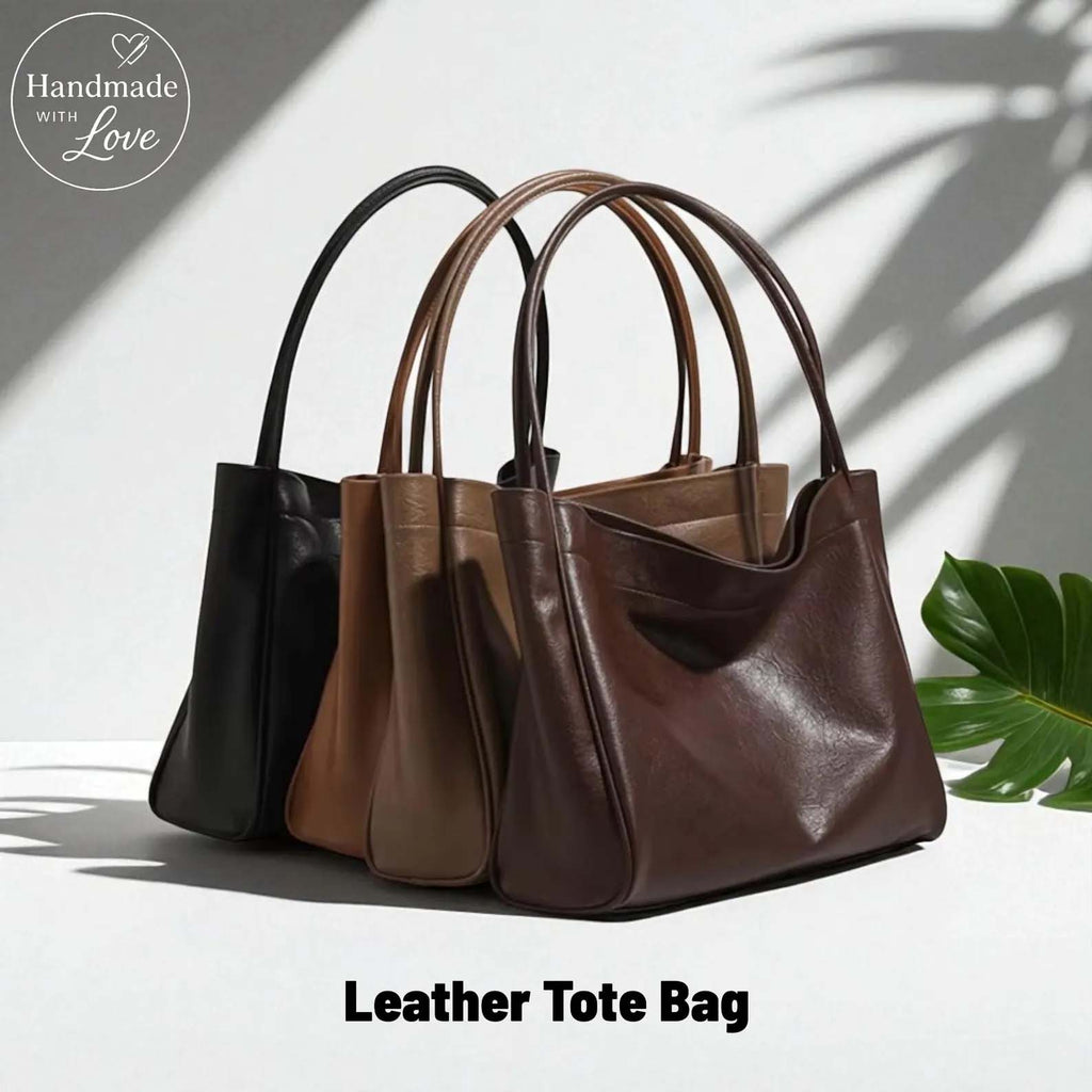 Handmade Genuine Leather Tote Bag