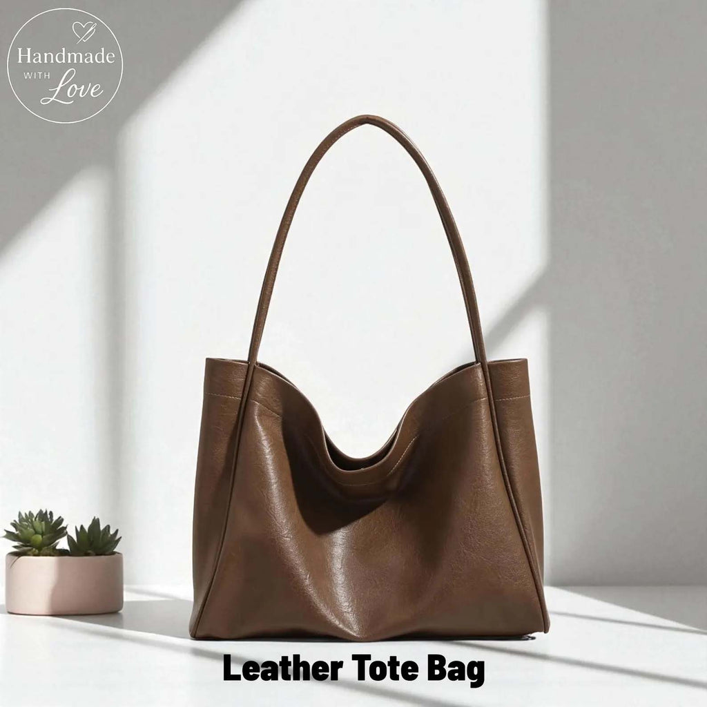 Handmade Genuine Leather Tote Bag