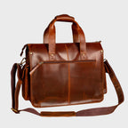 Vintage Craftsman Leather Laptop Bag