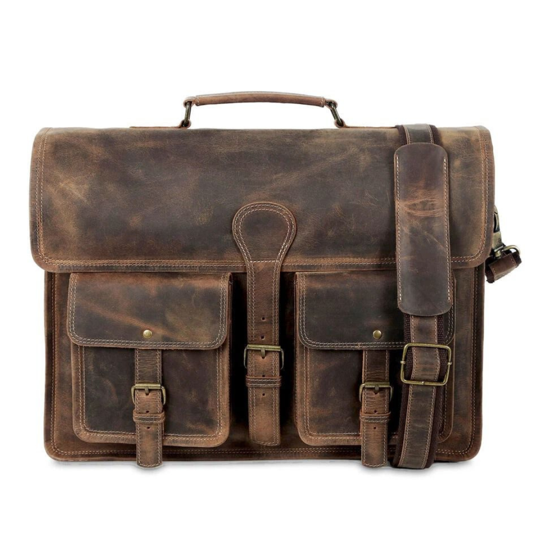 Classic Heritage Leather Briefcase