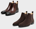 Espresso Suede Single Monk Strap Dress Shoes