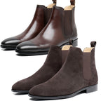 Espresso Suede Single Monk Strap Dress Shoes