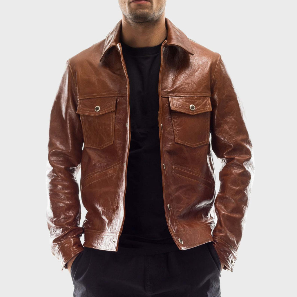 Heritage Frontier Leather Safari Jacket